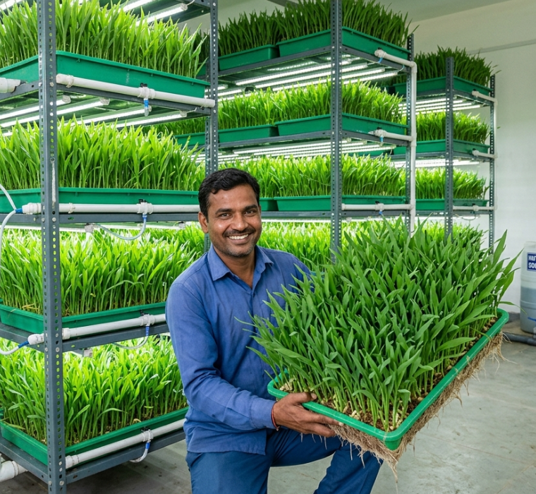 Barley Hydroponic Fodder