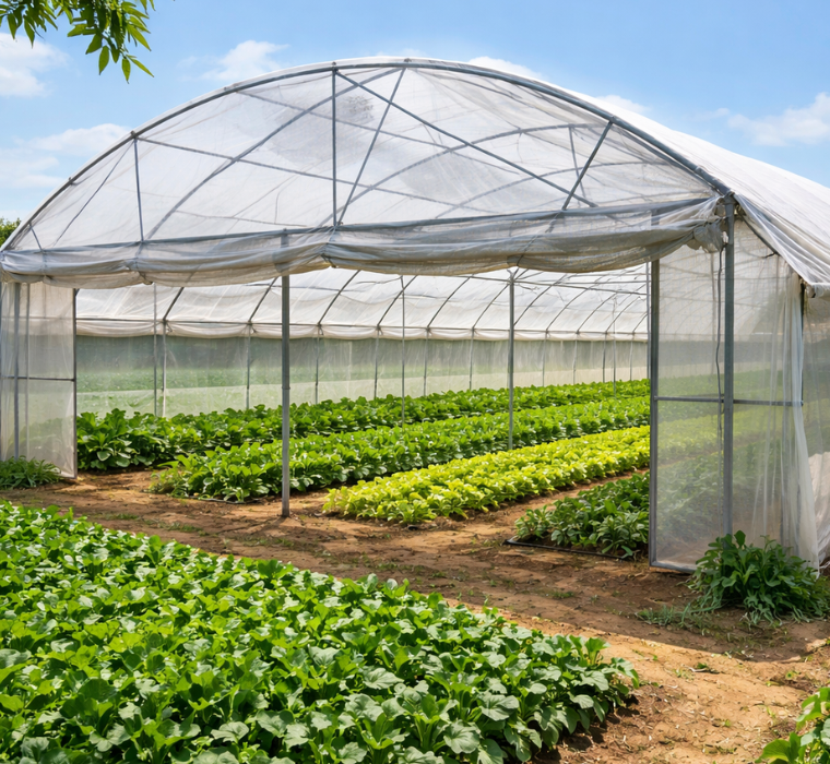 Naturally Ventilated Polyhouse