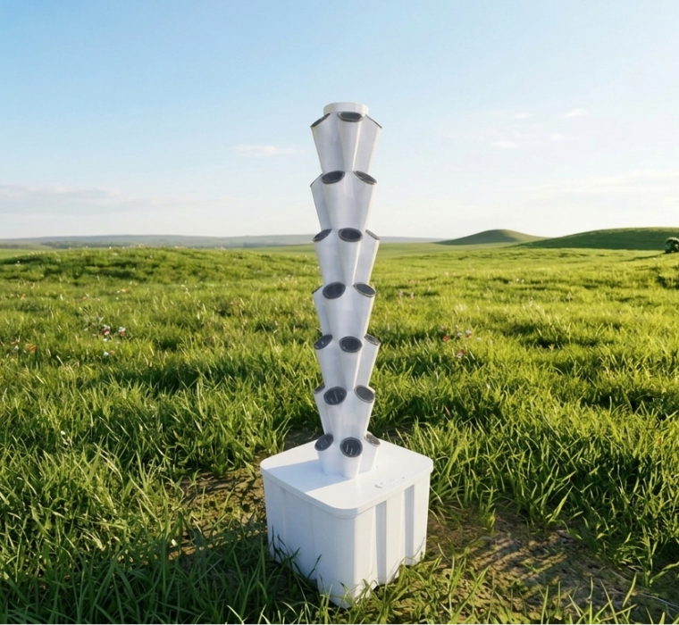Vertical Hydroponic Tower
