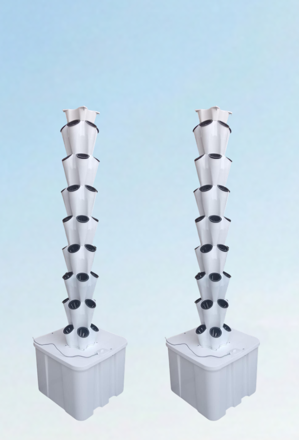 Niro 40 Pro Hydroponic Tower Basic Setup 2 Towers 2×60L Tanks