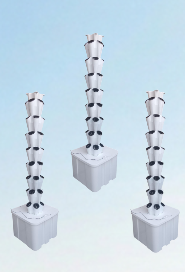 Niro 40 Pro Hydroponic Tower Standard Setup 3 Towers 3×60L Tanks