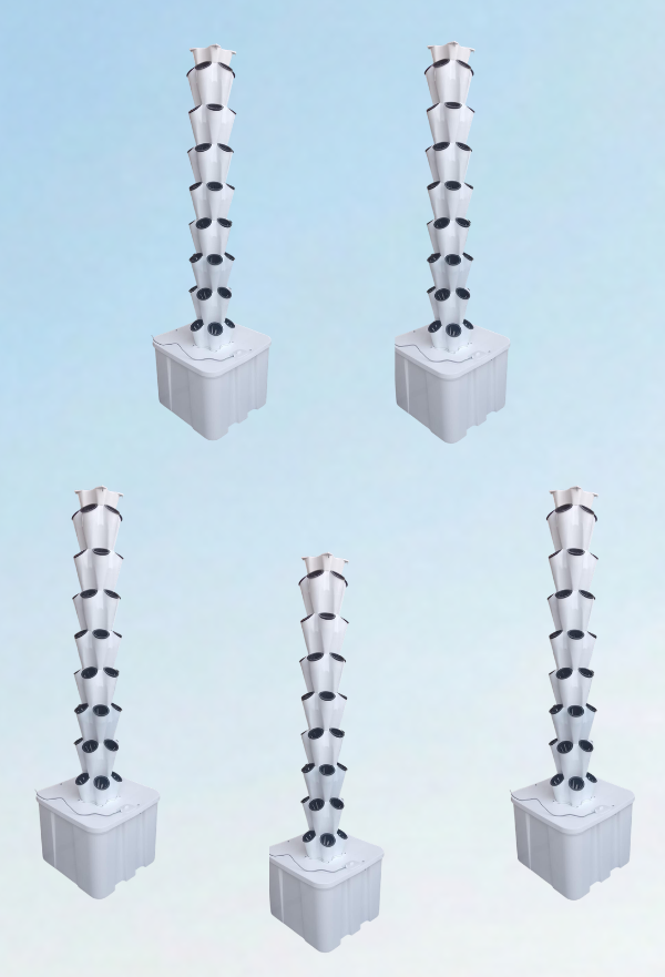 Niro 40 Pro Hydroponic Tower Pro Setup 5 Towers 5×60L Tanks Training Included